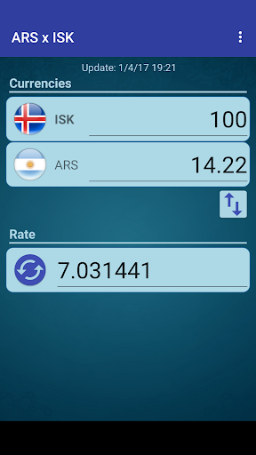 Argentine Peso x Iceland Krona Screen 2