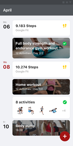 MORNING FITNESS Screen 2