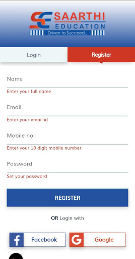 Saarthi Education Screen 2