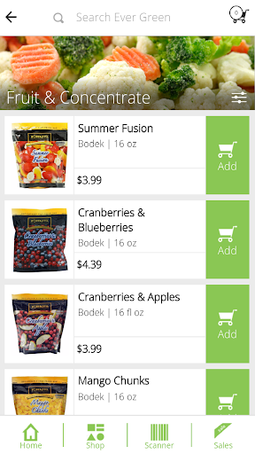 Screenshot of Evergreen Kosher Market