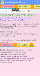 Brain Exercise / Intelligence