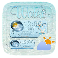 Water GO Weather Widget Theme