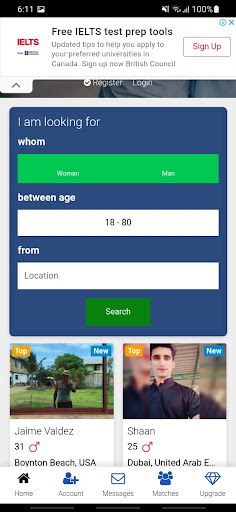 Interracial Dating App Screen 3