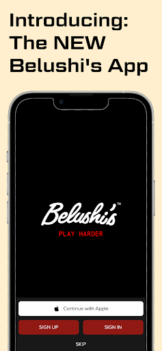 Android application Belushi's Backstage Pass screenshort