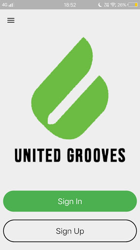 Android application United Grooves screenshort