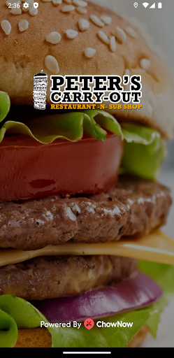 Android application Peter's Carry Out screenshort