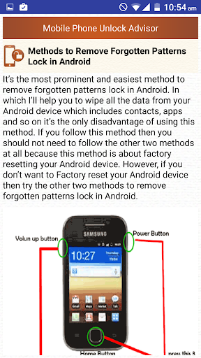 Clear Mobile Password PIN Help 6