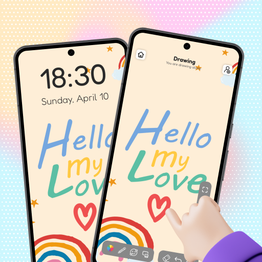 Amor - Lockscreen Drawing - AppWisp.com