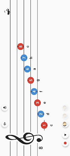 Hlasová ladička, voice tuner Screen 2