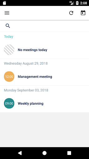 Android application Stratsys Meetings screenshort
