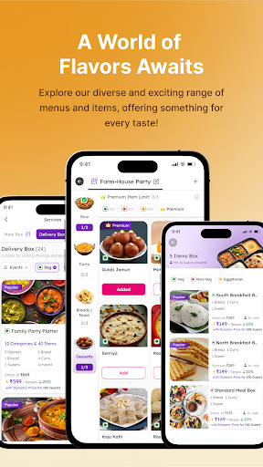 Craft My Plate: Food Catering Screen 3