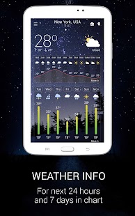 Weather app Captura de tela