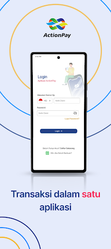 Android application ActionPay screenshort