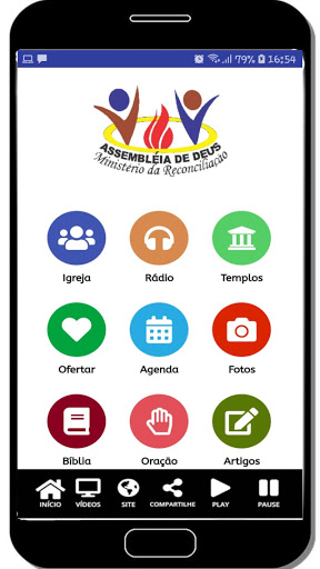 Android application AD Reconciliação screenshort