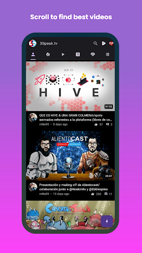 Android application 3Speak App screenshort