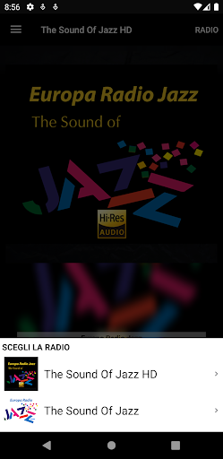 Android application Europa Radio Jazz screenshort