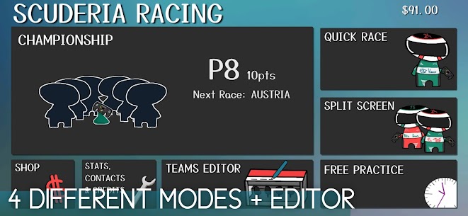 Scuderia Racing MOD APK 1.0.2 (Unlimited Money) 10