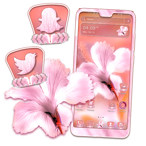 Hawaiian Hibiscus Flower Theme logo