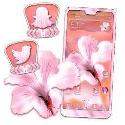 图标图片“Hawaiian Hibiscus Flower Theme”