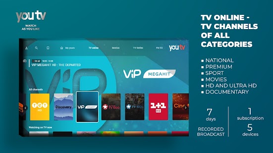 youtv – TV channels and films لقطة شاشة