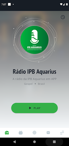 Android application Rádio e TV IPB Aquarius screenshort