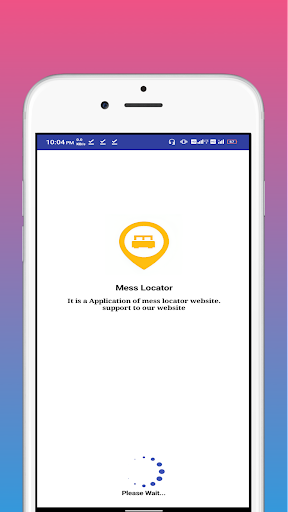 Android application Mess Locator screenshort