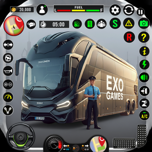 Modern Bus Driver Game Offline icon
