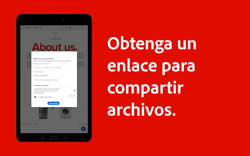 Adobe Acrobat Reader para PDF Screenshot