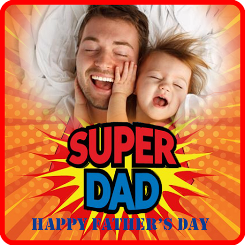 Happy Father's Day photo frame