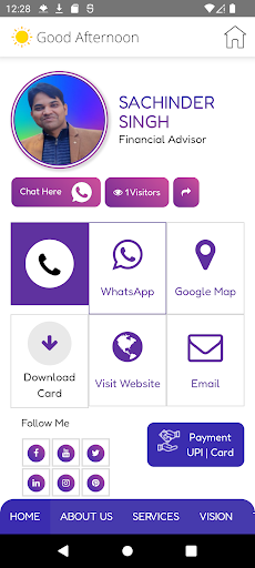 Android application Sachinder Singh screenshort