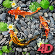 4D Koi Fish Water Live Wallpaper