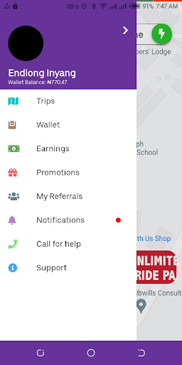 Android application Kany Driver screenshort