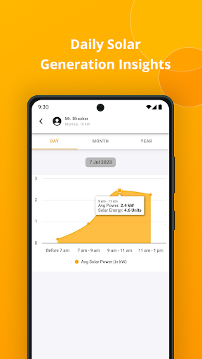 Oorjan Monitoring App Screen 2