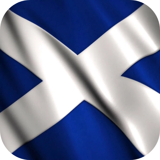 Flag of Scotland 3D Wallpaper logo