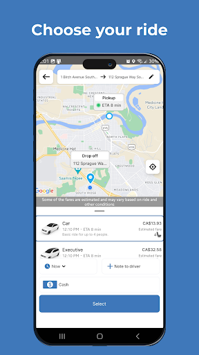 Y-Drive App Screen 3