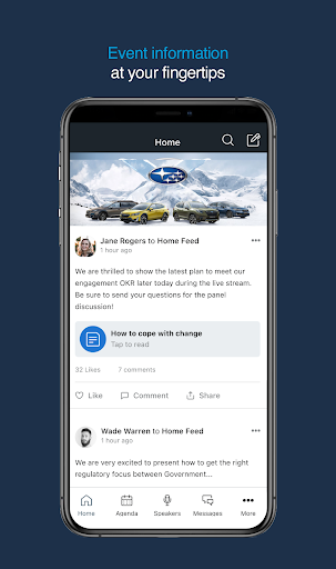 SCI Event App Screen 3