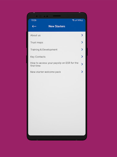 THH Staff App Screen 2