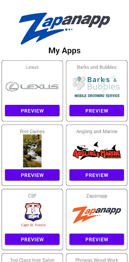 Zapanapp Management Screen 2