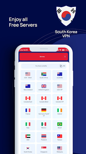 South Korea Vpn Get Korean IP Screen 3