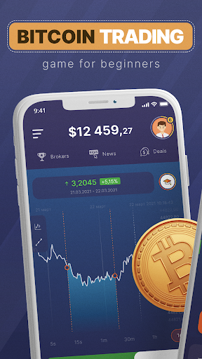 Android application Bitcoin Trading Investment App screenshort