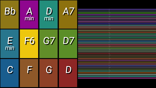 Android application Sharper Harp - Grid Autoharp screenshort
