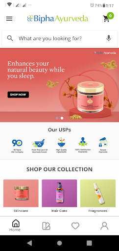 Android application BIPHA AYURVEDA screenshort