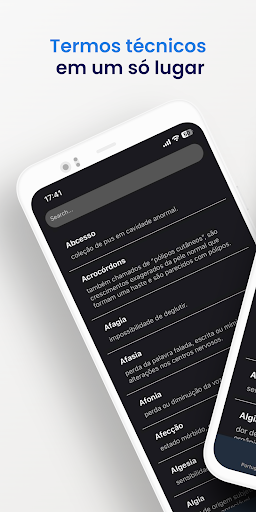 Android application Health Technical Terms screenshort