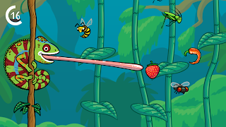 Snack for chameleon - Screenshot 1