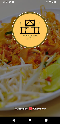 Android application Warwick Thai screenshort
