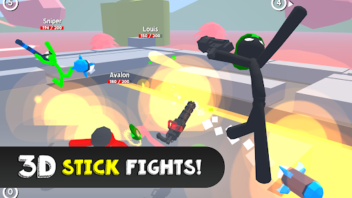 Android application Stickgrounds.io: Stickman Wars screenshort