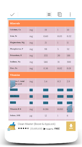 Zero & Low Cholesterol Foods Screen 3