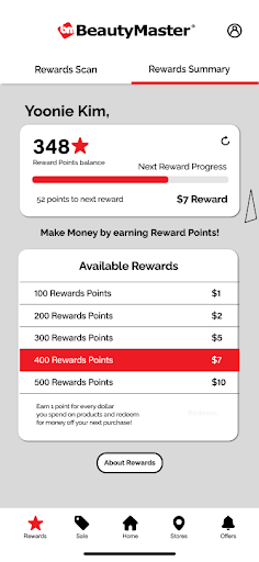 Beauty Master Loyalty Screen 2