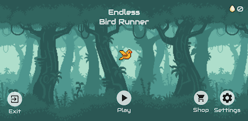 Android application Endless Bird Runner screenshort