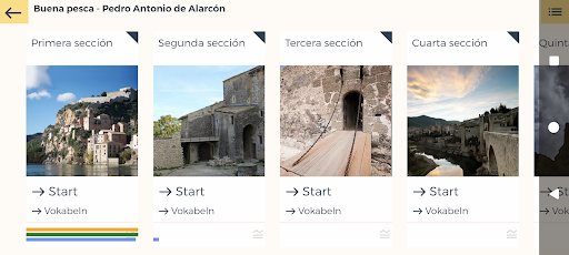 Android application Electric Lingua - Spanish screenshort